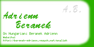 adrienn beranek business card